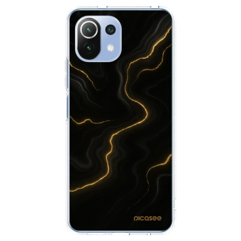 Picasee silikonowe przeźroczyste etui na Xiaomi Mi 11 Lite - Thunder