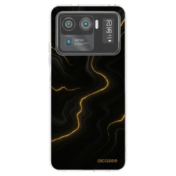 Picasee silikonowe przeźroczyste etui na Xiaomi Mi 11 Ultra - Thunder