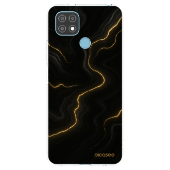 Picasee silikonowe przeźroczyste etui na Realme C21 - Thunder