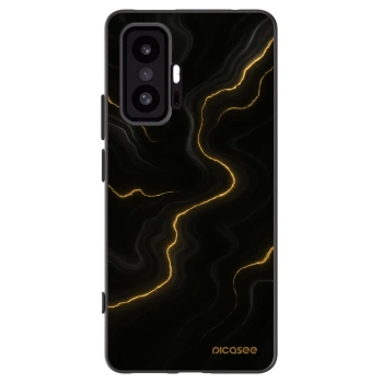Picasee silikonowe czarne etui na Xiaomi 11T Pro - Thunder
