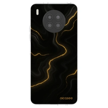 Picasee silikonowe przeźroczyste etui na Huawei Nova 8i - Thunder