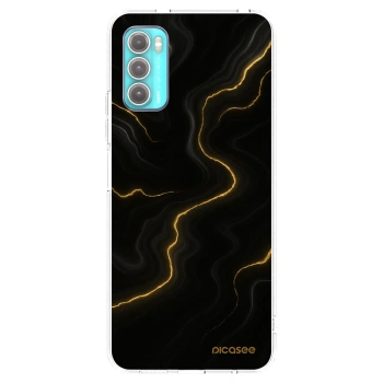 Picasee silikonowe przeźroczyste etui na Motorola Moto G60 - Thunder