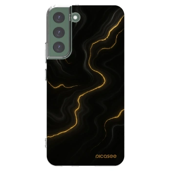 Picasee silikonowe przeźroczyste etui na Samsung Galaxy S22+ 5G - Thunder