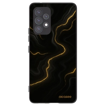 Picasee silikonowe czarne etui na Samsung Galaxy A53 5G A536 - Thunder