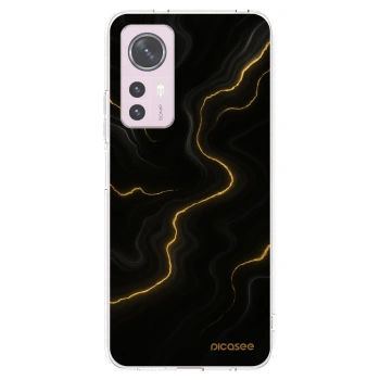 Picasee silikonowe przeźroczyste etui na Xiaomi 12 - Thunder