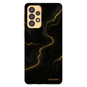 Picasee silikonowe przeźroczyste etui na Samsung Galaxy A33 5G A336 - Thunder