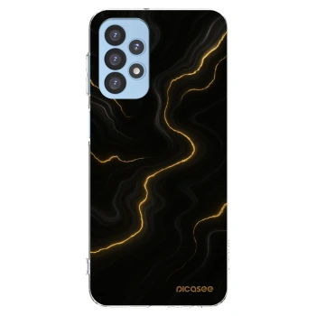 Picasee silikonowe przeźroczyste etui na Samsung Galaxy A23 A235F 4G - Thunder