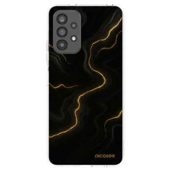 Picasee silikonowe przeźroczyste etui na Samsung Galaxy A73 5G - Thunder