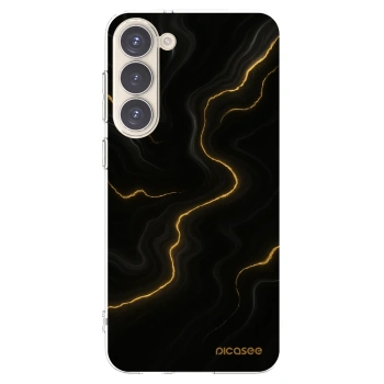 Picasee silikonowe przeźroczyste etui na Samsung Galaxy S23+ 5G - Thunder