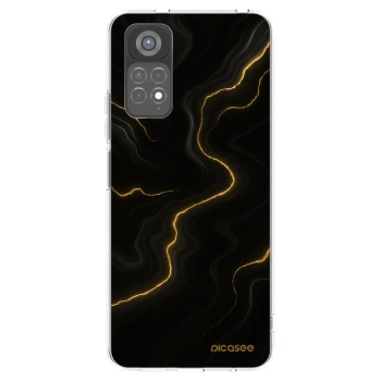 Picasee silikonowe przeźroczyste etui na Xiaomi Redmi Note 11S 5G - Thunder