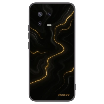 Picasee silikonowe czarne etui na Xiaomi 13 Pro - Thunder
