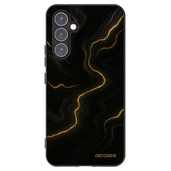 Picasee silikonowe czarne etui na Samsung Galaxy A54 5G A546B - Thunder