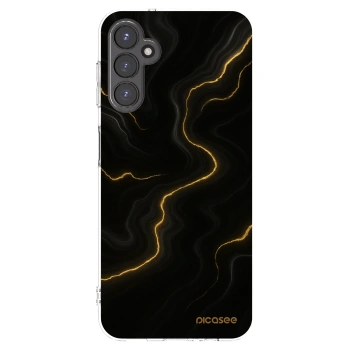 Picasee silikonowe przeźroczyste etui na Samsung Galaxy A14 4G A145R - Thunder