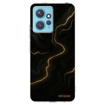 Picasee silikonowe przeźroczyste etui na Xiaomi Redmi Note 12 4G - Thunder