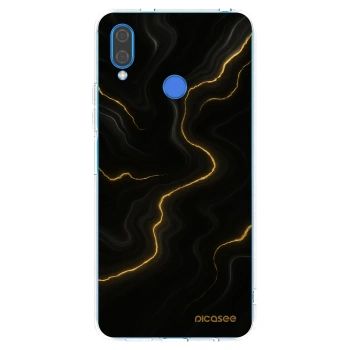 Picasee silikonowe przeźroczyste etui na Huawei Nova 3i - Thunder