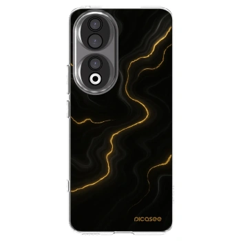 Picasee silikonowe przeźroczyste etui na Honor 90 5G - Thunder