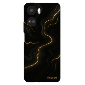 Picasee silikonowe przeźroczyste etui na Honor 90 Lite 5G - Thunder