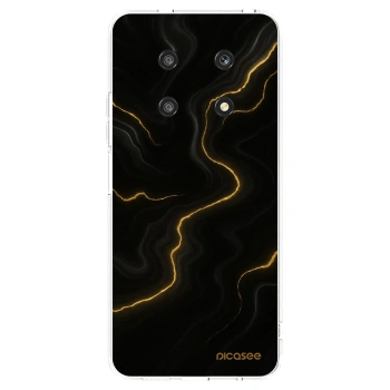 Picasee silikonowe przeźroczyste etui na Honor Magic4 Lite 5G - Thunder