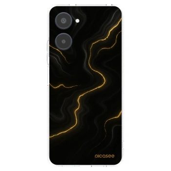 Picasee silikonowe przeźroczyste etui na Realme 10 4G - Thunder