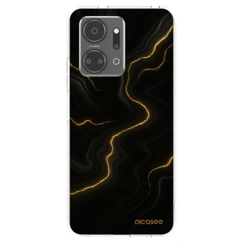 Picasee silikonowe przeźroczyste etui na Honor X7a - Thunder