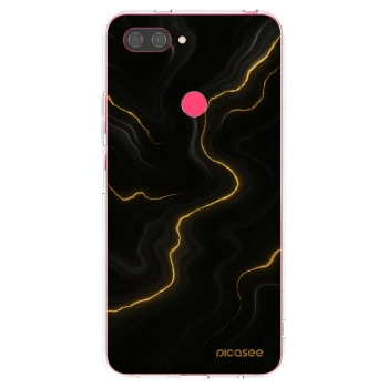 Picasee silikonowe przeźroczyste etui na Xiaomi Mi 8 Lite - Thunder