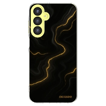 Picasee silikonowe przeźroczyste etui na Samsung Galaxy A25 A256B 5G - Thunder