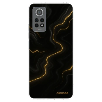 Picasee silikonowe przeźroczyste etui na Xiaomi Redmi Note 12 Pro 4G - Thunder