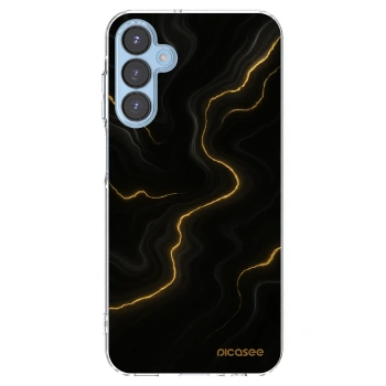 Picasee silikonowe przeźroczyste etui na Samsung Galaxy A15 A156B 5G - Thunder