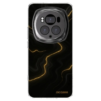 Picasee silikonowe przeźroczyste etui na Honor Magic6 Pro - Thunder