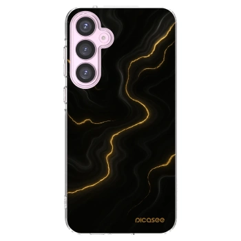 Picasee silikonowe przeźroczyste etui na Samsung Galaxy A55 5G A556B - Thunder