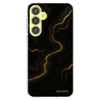Picasee silikonowe przeźroczyste etui na Samsung Galaxy A35 5G A356B - Thunder