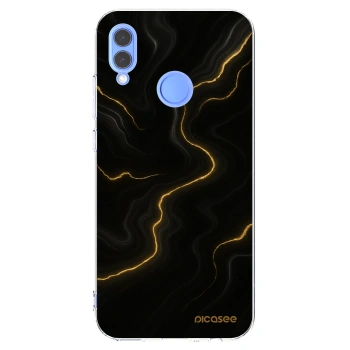 Picasee silikonowe przeźroczyste etui na Honor 10 Lite - Thunder
