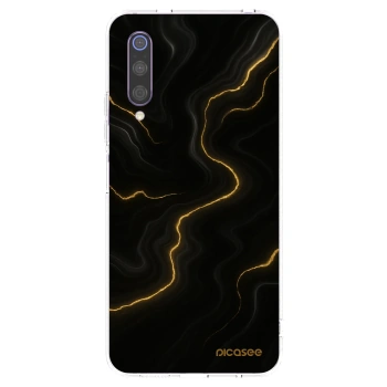 Picasee silikonowe przeźroczyste etui na Xiaomi Mi 9 - Thunder