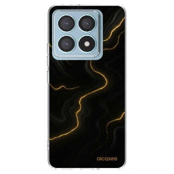 Picasee silikonowe przeźroczyste etui na Xiaomi 14T Pro - Thunder