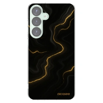 Picasee silikonowe przeźroczyste etui na Samsung Galaxy S25+ 5G - Thunder