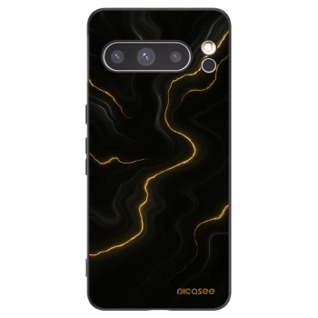 Picasee silikonowe czarne etui na Google Pixel 8 Pro - Thunder