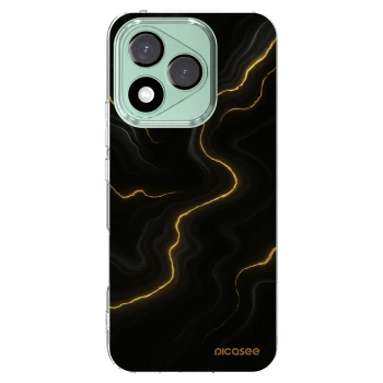 Picasee silikonowe przeźroczyste etui na Honor 400 Lite 5G - Thunder