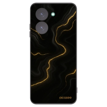 Picasee silikonowe czarne etui na Xiaomi Redmi A5 - Thunder
