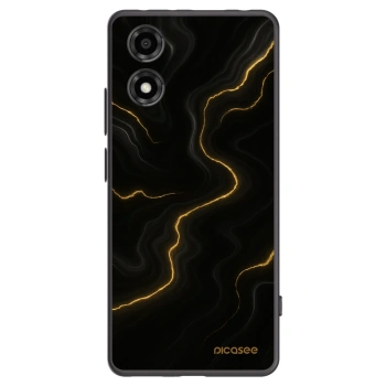 Picasee silikonowe czarne etui na Motorola Moto E14 - Thunder