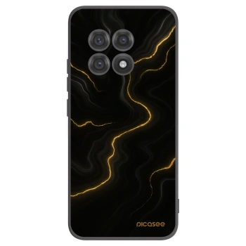 Picasee silikonowe czarne etui na OnePlus 13R 5G - Thunder