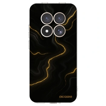 Picasee silikonowe przeźroczyste etui na Xiaomi Redmi Note 15 Pro 4G - Thunder
