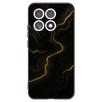 Picasee silikonowe czarne etui na Xiaomi 15T - Thunder