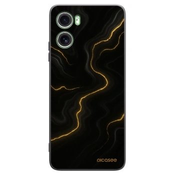 Picasee silikonowe czarne etui na Motorola Moto G06 - Thunder