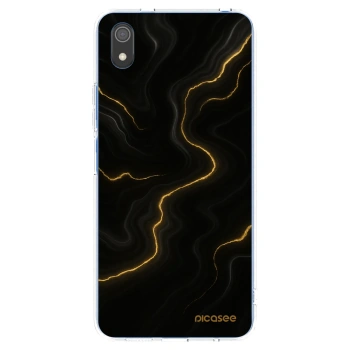 Picasee silikonowe przeźroczyste etui na Xiaomi Redmi 7A - Thunder