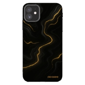 Picasee silikonowe przeźroczyste etui na Apple iPhone 11 - Thunder