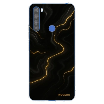 Picasee silikonowe przeźroczyste etui na Xiaomi Redmi Note 8T - Thunder