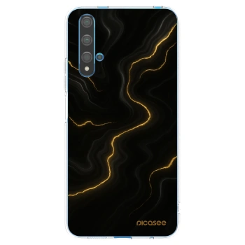 Picasee silikonowe przeźroczyste etui na Huawei Nova 5T - Thunder