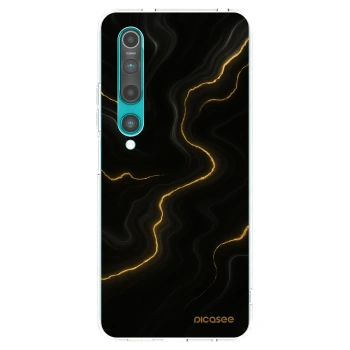 Picasee silikonowe przeźroczyste etui na Xiaomi Mi 10 - Thunder
