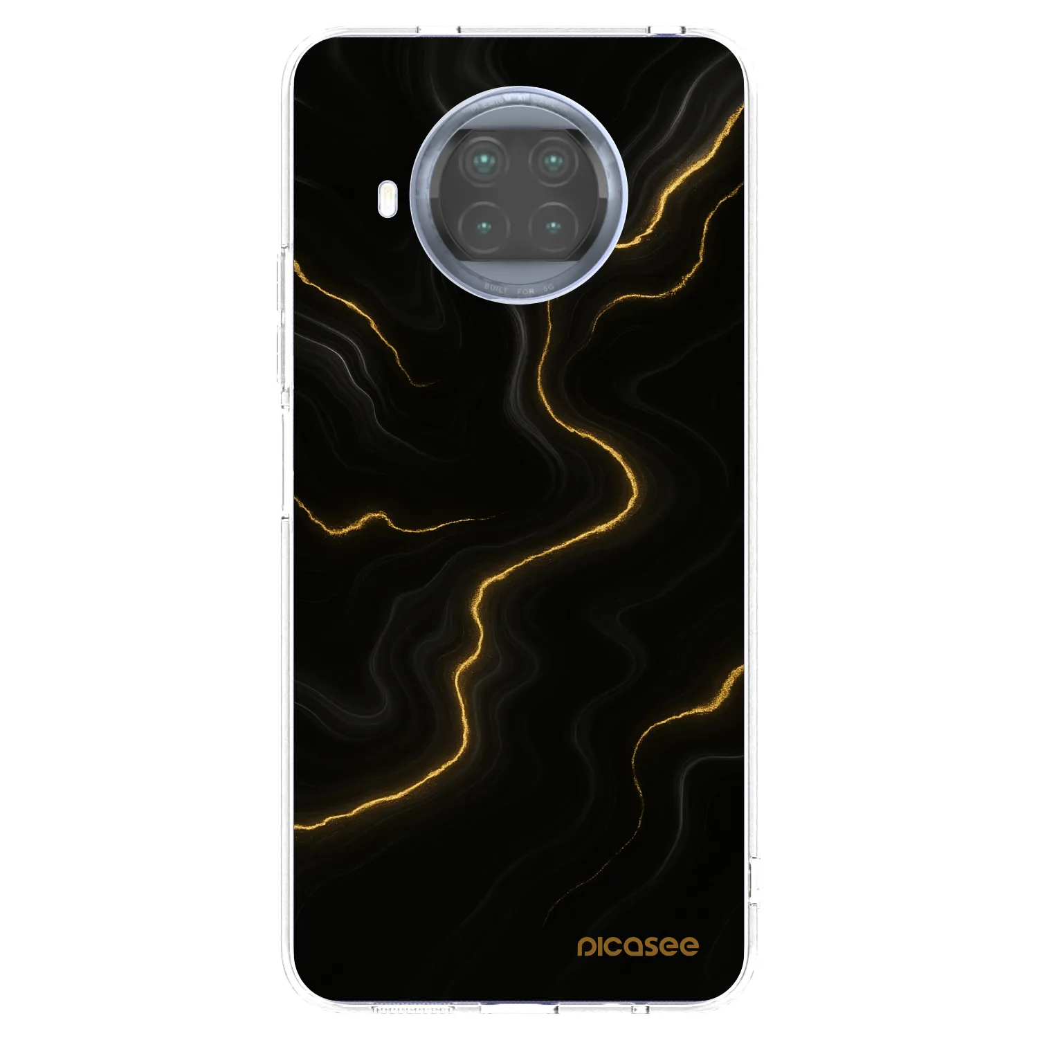 Picasee silikonowe przeźroczyste etui na Xiaomi Mi 10T Lite - Thunder