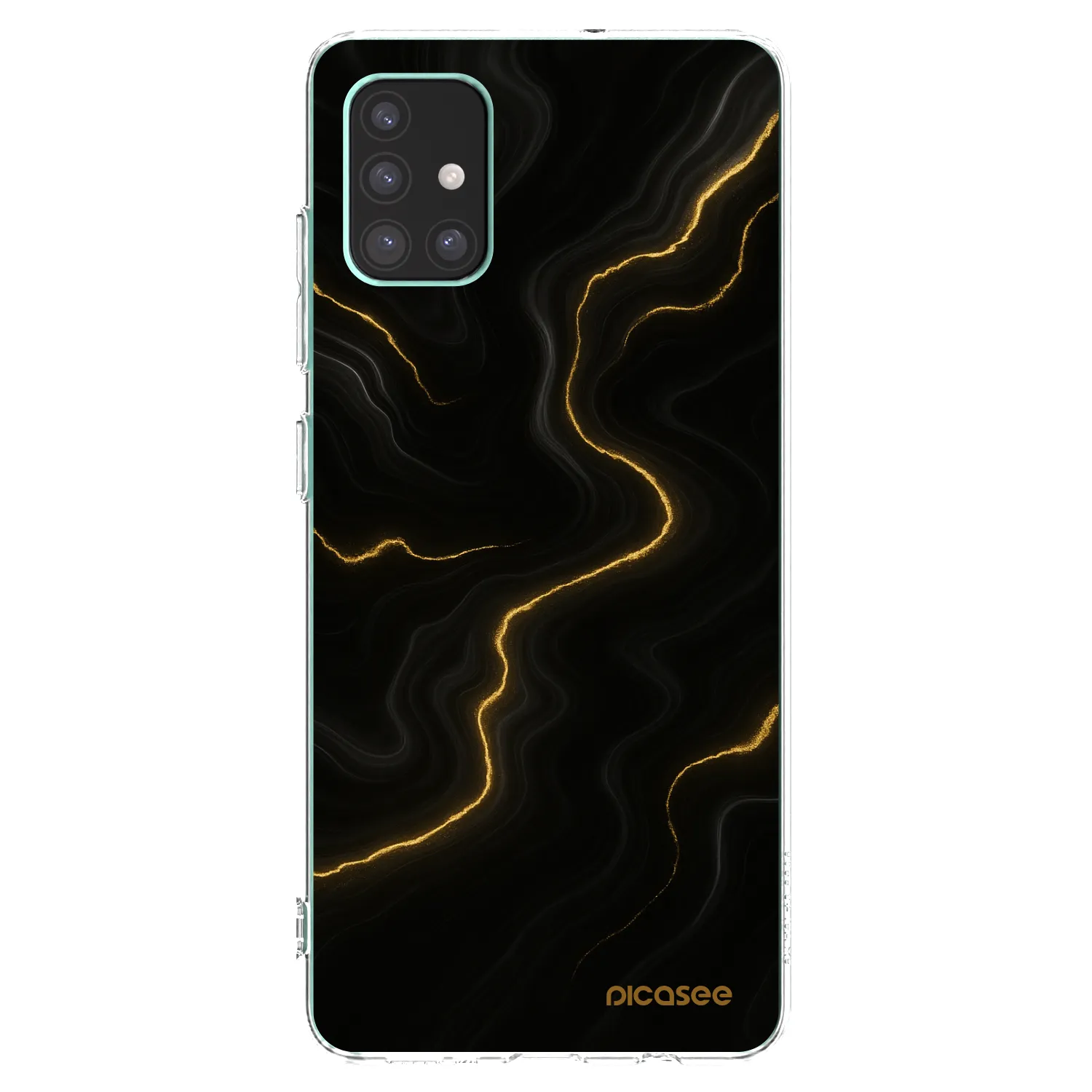 Picasee silikonowe przeźroczyste etui na Samsung Galaxy M51 M515F - Thunder